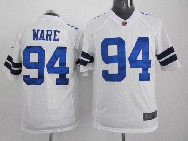 Dallas Cowboys 94 Ware White Nike Game Jersey